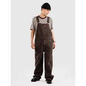 Dickies Loose Denim Bib Jeans dark brown