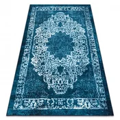 eoshop Preproga ANTIKA 123 tek, sodoben ornament, pralna - modra ( - Velikost: 120x170 cm)