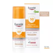 EUCERIN SUN PIGMENT CONTROL TONIRANA GEL-KREMA ZA ZAŠTITU OD SUNCA SREDNJE TAMNA NIJANSA F-50+ 50ML 66870