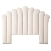 Casa Padrino luxury bed headboard cream 233 x 15 x H. 179 cm - Bedroom furniture - Hotel furniture - Luxury furniture - Bedroom furniture - Hotel furniture - Luxury furniture