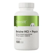 OstroVit Betain HCl + Pepsin, 100 kapsul