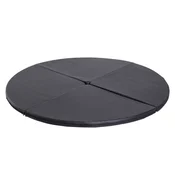 Homestar Podloga za ples na drogu 150x5 cm Črna