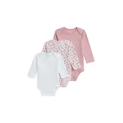 Bombažen body za dojenčka Polo Ralph Lauren 3-pack