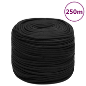 Brodski konop tamnocrni 10 mm 250 m od polipropilena