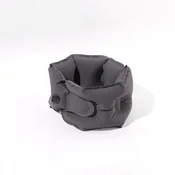 INF Napihljiv silikonski vratni vzglavnik z gumbom za hitro napihovanje DarkGrey, (5000286711)
