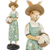 Figurica gospe Zajčje, velikonočni zajček, 25 cm, okras, pokrivalo