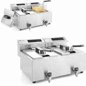 NEW Mastercook digitalni panelni cvrtnik s pipo 2x8L 2x3500W