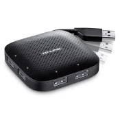 TPL TP-Link UH400 USB 3.2 Gen 1 (3.1 Gen 1) Type-A 5000 Mbit/s Black