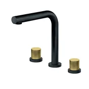 Rosan S.2 BLACK - GOLD Baterijapodgradnaza lavabo- dvorucna - visoka