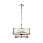 Endon 110944 - Luster na lancu RIDGETON 5xE14/6W/230V mesing