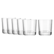 Set of 6 drinking glasses, made from glass, 360 ml, Indro - Borgonov