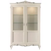 Casa Padrino Luxury Baroque Showcase Cream/Gray - Handmade Italian Baroque Style Display Cabinet - Italian Baroque Furniture - Baroque Style Furniture - Luxury Quality - Made in Italy
