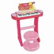 Bontempi Dječji elektronički klavir sa stolicom i mikrofonom