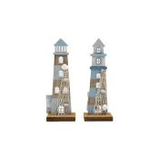 SILFC DEKORACIJA SVETILNIK BLUE SEASHORE 28cm SORT