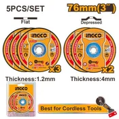 Ingco mcd303768 mini rezna ploca 76mm 5/1 ( MCD303768 )