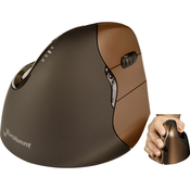 Evoluent Evoluent VerticalMouse4 VM4SW Small bežični miš Optički Ergonomski Smeđa boja