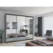 Garderobna omara Lux 250 cm - siva