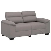 Vidaxl Dvosed kavč taupe 160x81x84 cm blago
