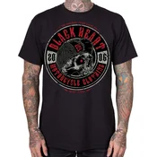 Hardcore majica moška - LOCKER RED - BLACK HEART - 20363