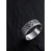REYTEL Prstan CELTIC KNOT AND SWAROG srebrna