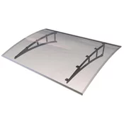 Gutta Nadstrešek PT/PC Antracit/prozoren 140 cm x 98 cm x 25 cm