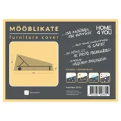 Homestar Prevleka za pohištvo 200x65x40 cm odporna na vremenske vplive