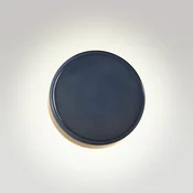 MARSET LED stenska svetilka Caramel, modra, O 22 cm, TRIAC, steklo - Dnevna soba/jedilnica - Dizajn - modra, črna