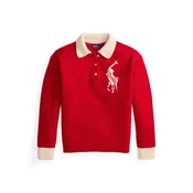 Polo Ralph Lauren Pulover rdeča/bela