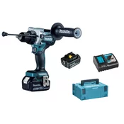 Makita Akumulatorski udarni vijačnik brez ogljikovih krtačk Li-ion LXT 18V 5,0 Ah, Makpac DHP492RTJ