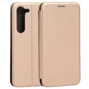 1 to 3 Ovitek Magnetni Ovitek Beline Book Za Samsung S23 S23 Plus Zaščita Zlata