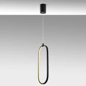 Opviq Luster Can 13560, Metalni, 16W LED, Crni