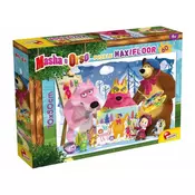 LISCIANI Puzzle Maxi Masa I Meda 2u1 složi I oboji - 60 delova