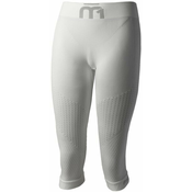 Mico 3/4 Tight Womens Base Layer Pants M1 Skintech Bianco M