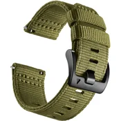 INF Najlonski pašček za uro za pametno uro Garmin Forerunner 255/265/245 Green M, (21402235)