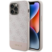 Guess GUHCP14XG4GLPI iPhone 14 Pro Max 6,7 pink hard case 4G Stripe Collection (GUHCP14XG4GLPI)