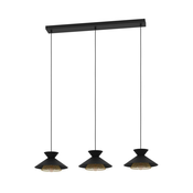 Eglo 43886 - Luster na sajli GRIZEDALE 3xE27/40W/230V
