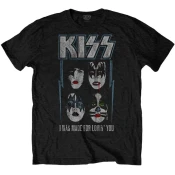 Kiss Majica Made For Lovin You Unisex Black S