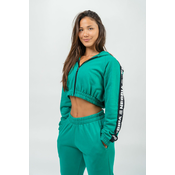 Nebbia Cropped Zip-Up Hoodie Iconic