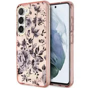 Guess ovitek Flower Collection za Samsung Galaxy S23+ S916, roza