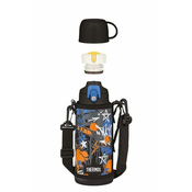 Otroška termoska z dvema pokrovčkoma - oranžno-modra 800 ml