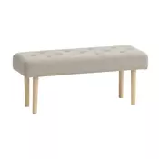 Klupa HAGEBRO pesak tkanina/boja hrasta