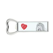 Artdog Barbet, francoski vodni pes - odpirač za steklenice s psom, personaliziran odpirač za hladilnik, unikatno darilo za moškega Art-Dog