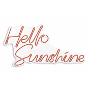Wallity Dekorativna plastična razsvetljava Led, Hello Sunshine - rdeča