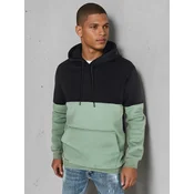 Bluza męska basic z kapturem czarna Dstreet