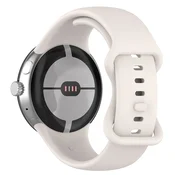 Silikonski pas Techsuit W031 za Google Pixel Watch 3 45mm - kremno bela