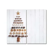 tulup.si Steklena podloga za rezanje GingerbRead Christmas Tree Božični okraski 2x30x52 cm