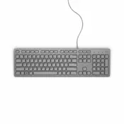 Dell Multimedia Keyboard-KB216 - US International (QWERTY) - Grey (-PL) (580-ADHR)