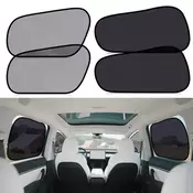 Nikcorp Senčnik za okna Tesla Model Y (2021-2025), komplet za zatemnitev in UV zaščito, termo izolacija, črn, 2 kosa
