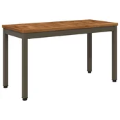 vidaXL Vrtna klop 80,5 x 35 x 45 cm Masiven les akacije Pravokotna