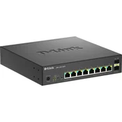 D-Link DMS-1250-10SPL/E, switch black, 120W PoE budget
